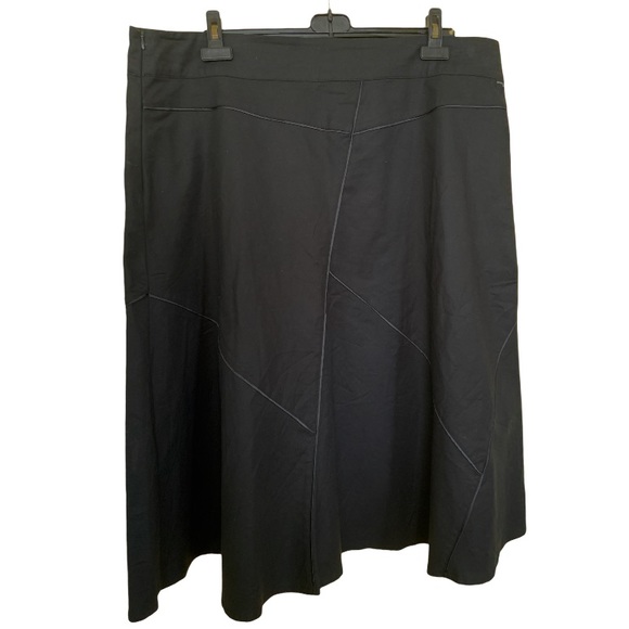 Simon Chang Dresses & Skirts - Simon Chang Denim Skirt Black Maxi Waist: 40/41”